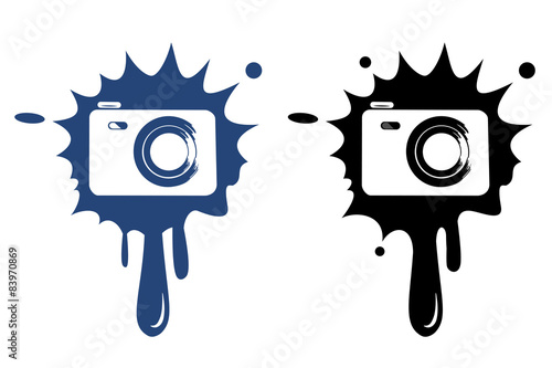 Photo camera - vector icon isolated