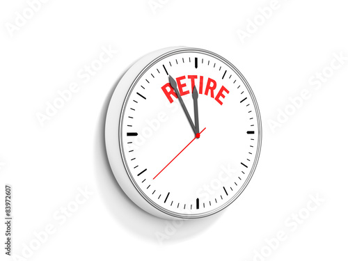 Retire Clock