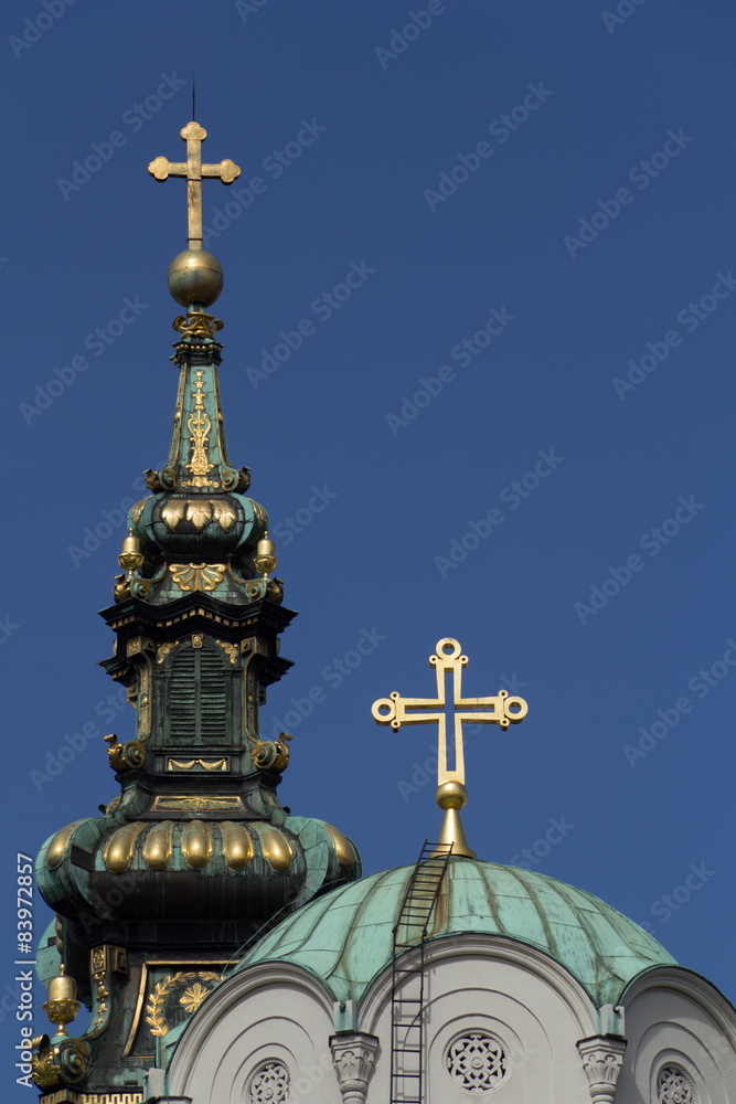 Orthodox Christian Church domes