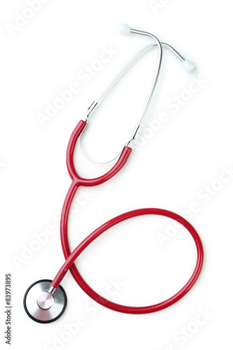 Stethoscope isolated on white