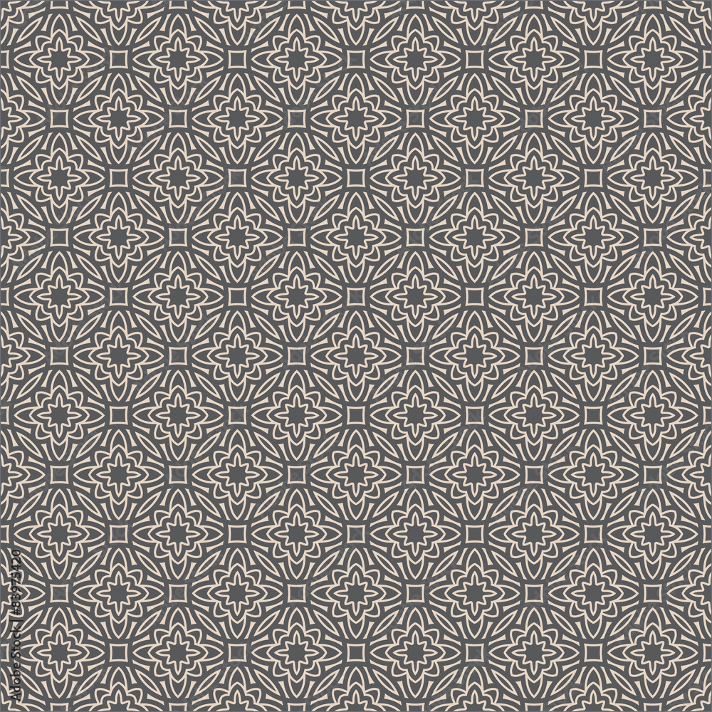 Geometric seamless pattern in arabian style. Can be used for Geometric seamless pattern in arabian style. Can be used for
