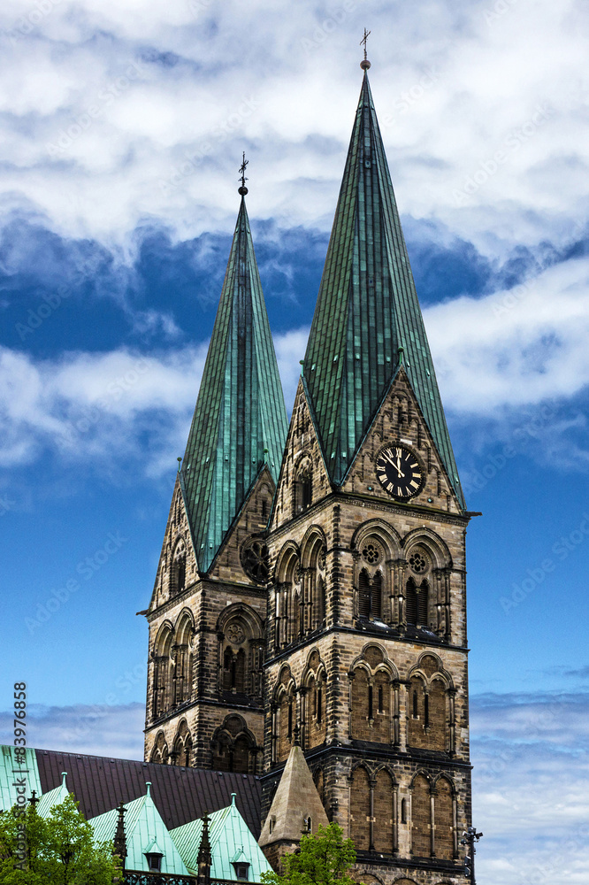 Cathedral church (Bremer Dom) in Bremen, Germany Cathedral church (Bremer Dom) in Bremen, Germany