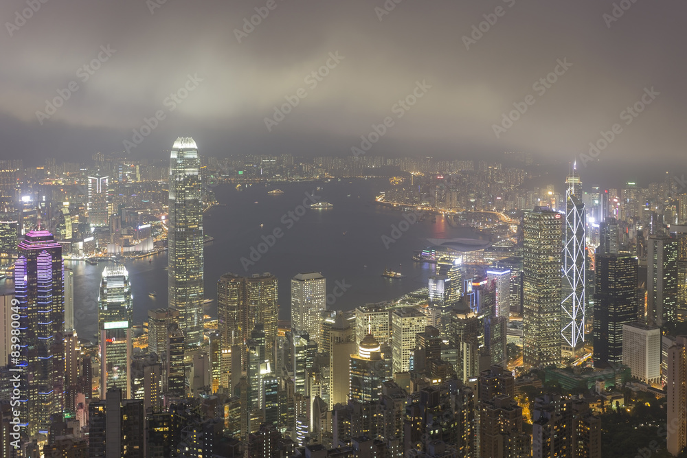 Obraz premium Hong Kong city
