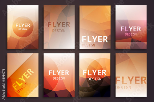 Vector Illustration of Brochure Design Templates