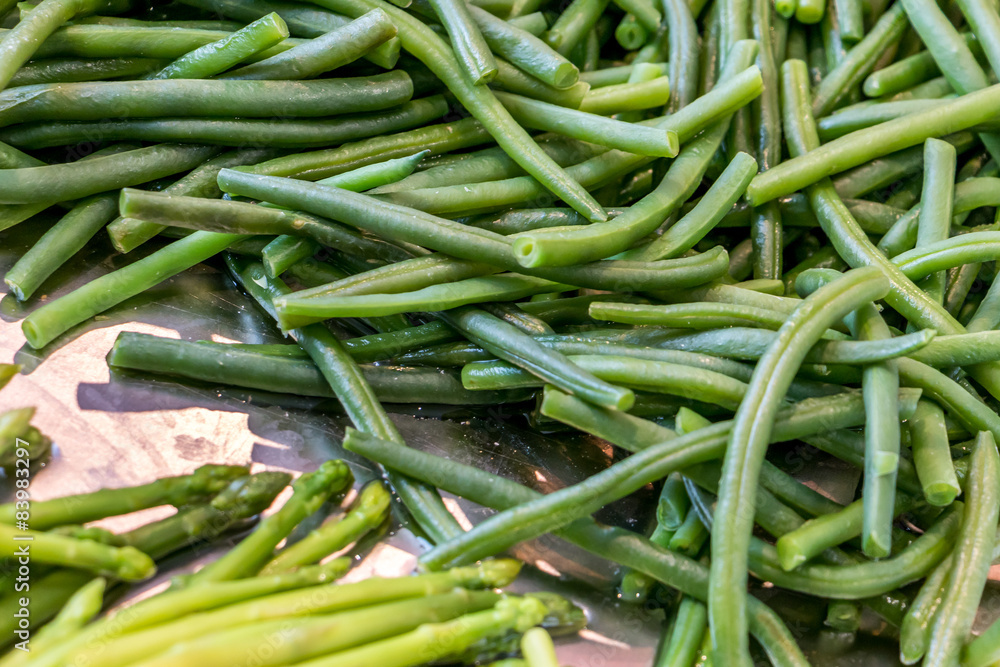 cooked green beans and asparagus cooked green beans and asparagus