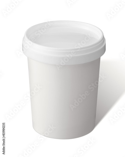 white take-out coffee cup with clipping path