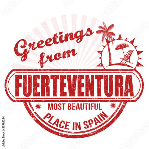 Greetings from Fuerteventura stamp