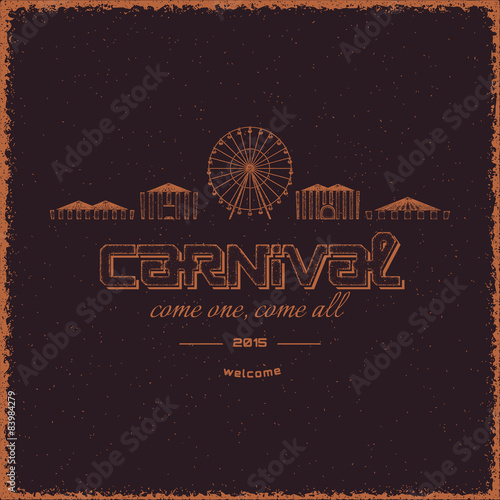 Carnival badges logos and labels for any use