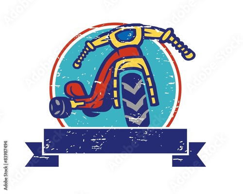 motor vehicle scooter image vector