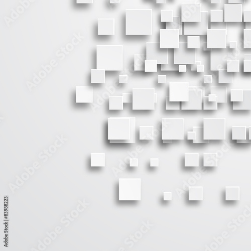 Vector modern square abstract background.