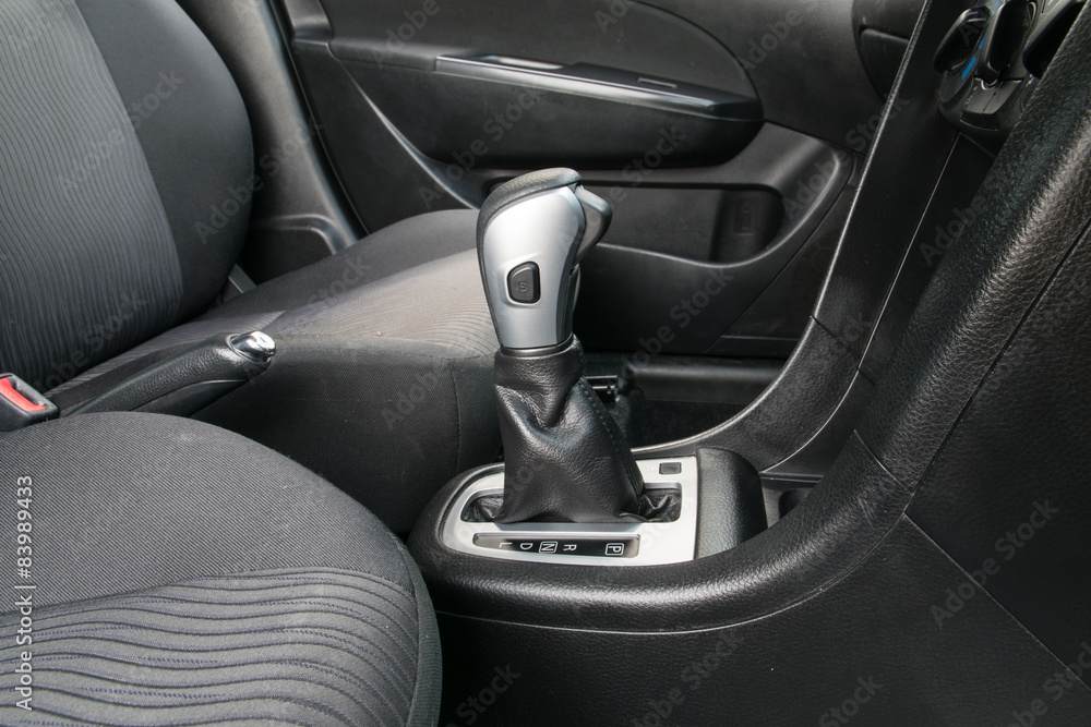 Automatic transmission gear shift.