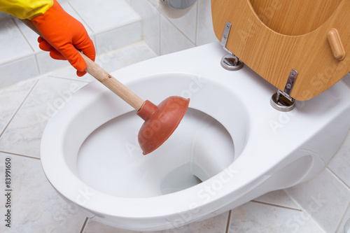 cleaning - WC reinigen, putzen, Pümpel