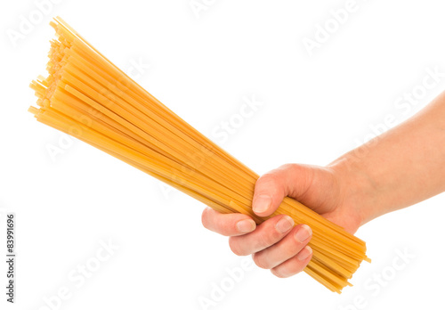 Raw italian pasta