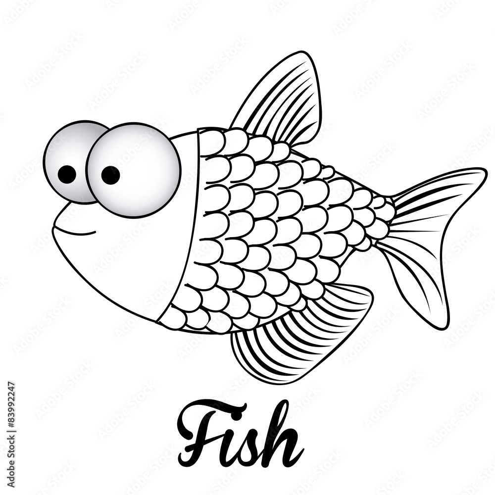 Fototapeta premium Fish design