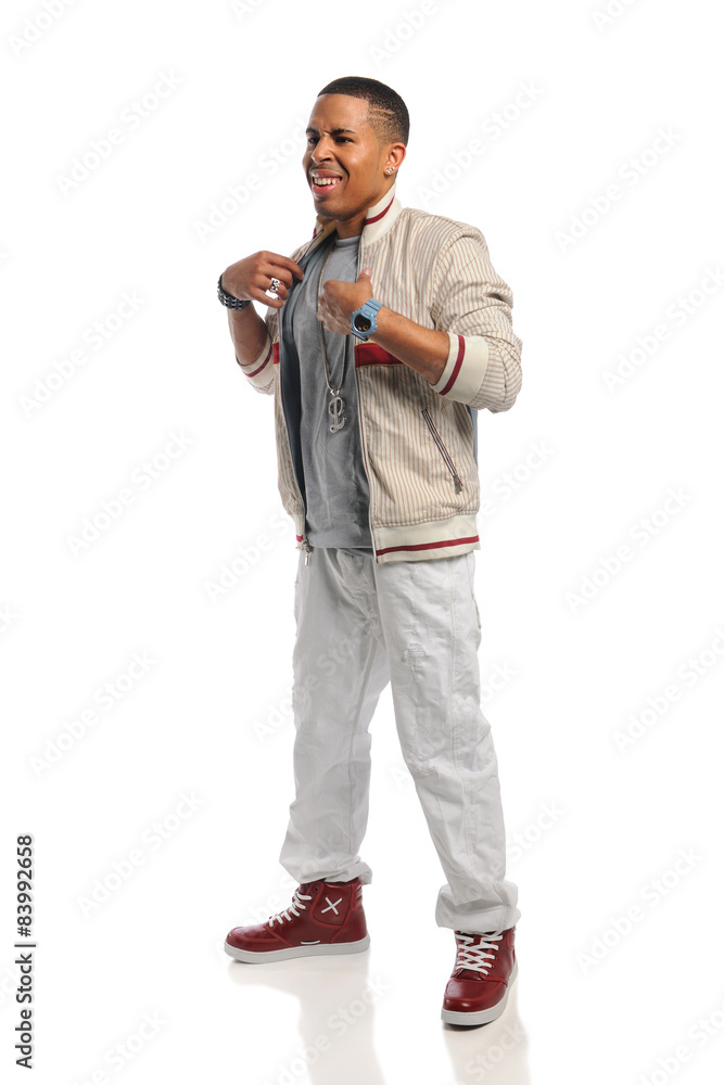 Naklejka premium Hip Hop Dancer Standing