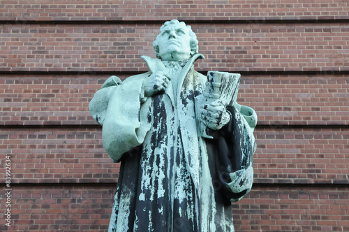 Martin Luther, Reformator, Monument, Sankt Michaelis, Hamburg, D