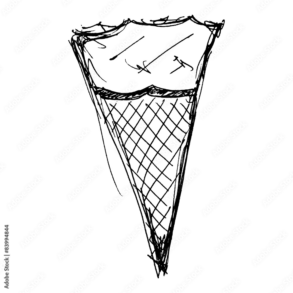 illustration of an ice cream illustration of an ice cream