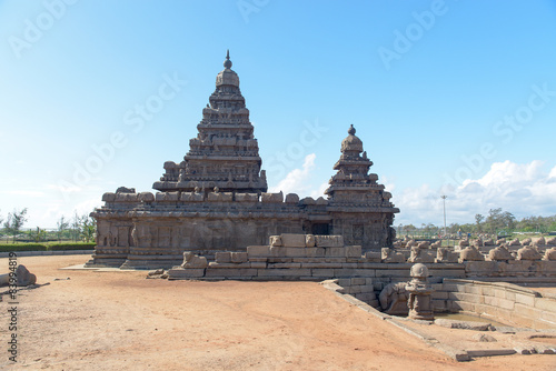 Shore temple in Mamallapuram  Tamil Nadu  India