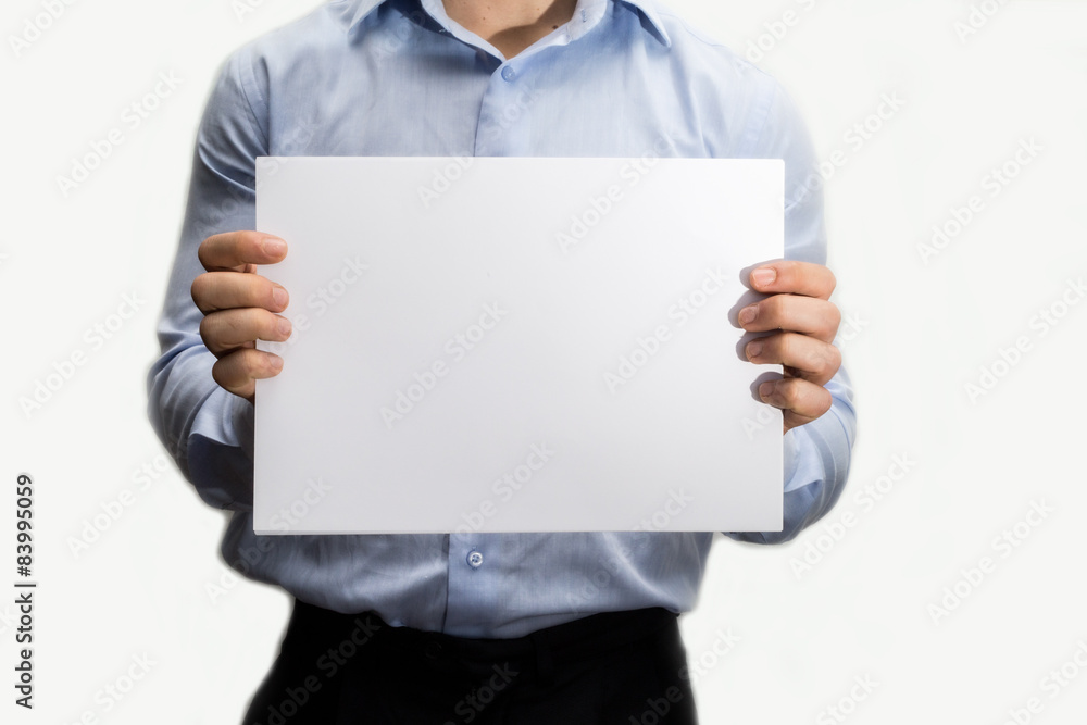 uomo con in mano un tablet o notebook uomo con in mano un tablet o notebook