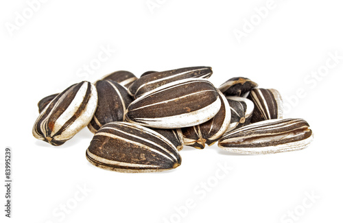 Wallpaper Mural Sunflower seeds on a white background Torontodigital.ca