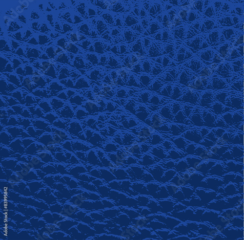 Blue leather texture vector
