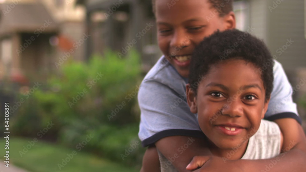 Adorable African American boys portrait. Close up Adorable African American boys portrait. Close up