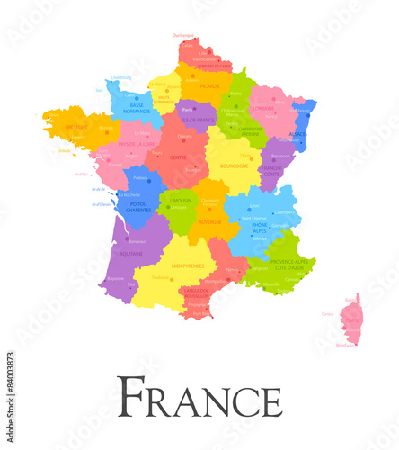 France regional map #84003873