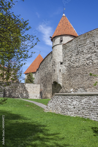 Medieval Tower In Springtime