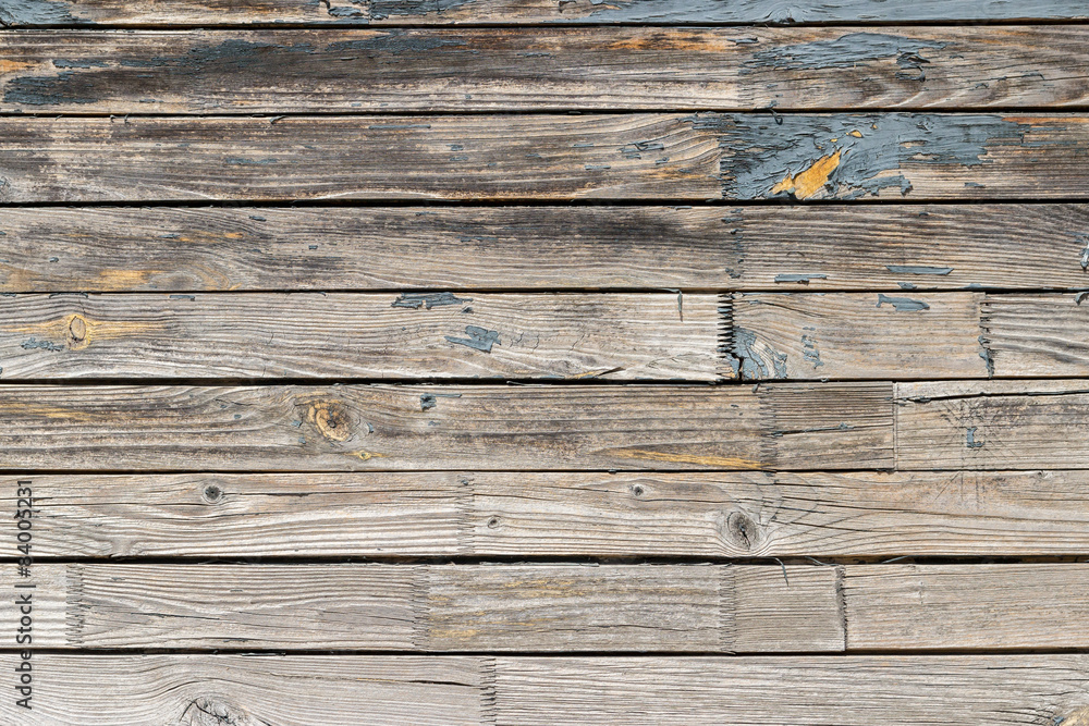 Old painted wood wall - texture or background Old painted wood wall - texture or background