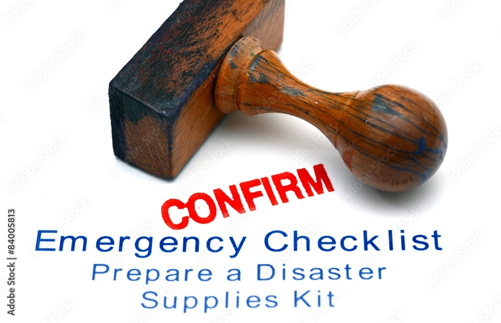 Emergency checklist Emergency checklist