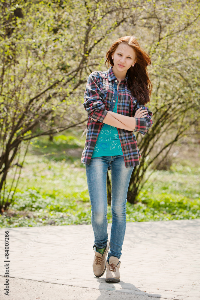 girl with a beautiful smile girl with a beautiful smile
