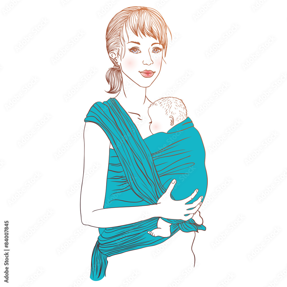 Fotografia Baby wrap carrier