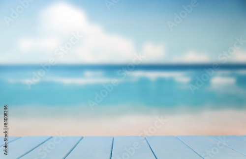Blurred sea background
