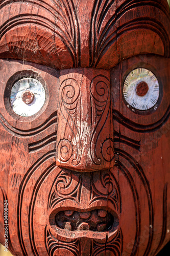 Maori wooden mask