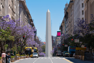 Keuken achterwand Buenos Aires Obelisk monument in centrum Buenos Aires  © Henrik Dolle
