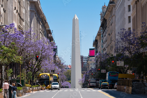 Obelisco (Obelisk), Buenos Aires Argentinien Fototapeta