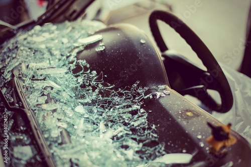 It is clear glass repair or auto accident.