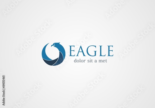 eagle logo hawk