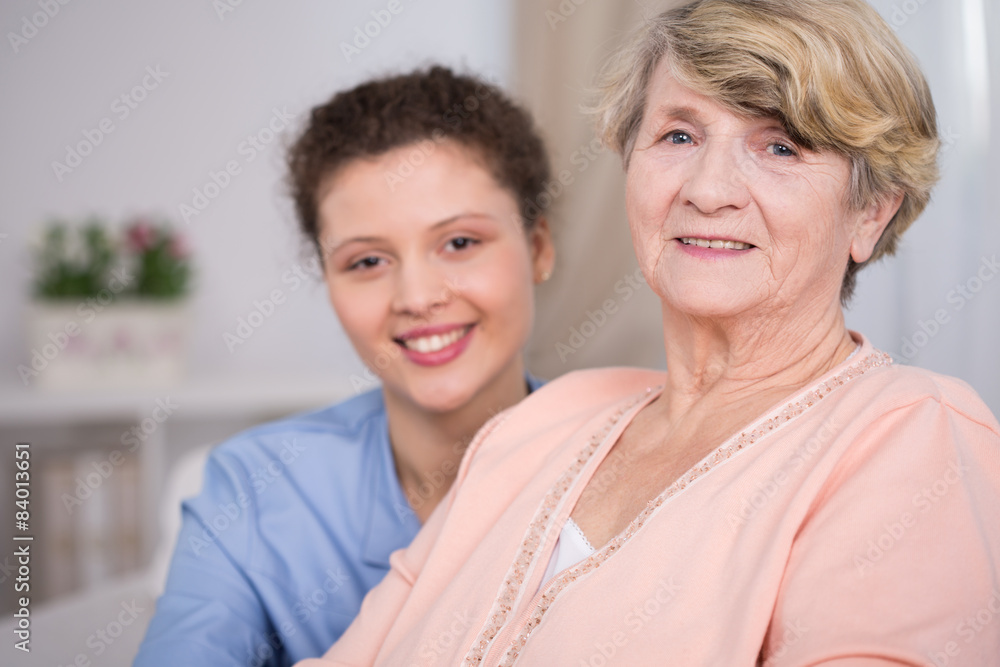 Portrait of elderly woman Portrait of elderly woman