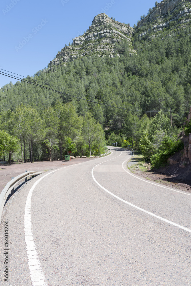 Fototapeta premium Carretera de montaña.