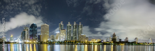 Canvas Print Bangkok night shot
