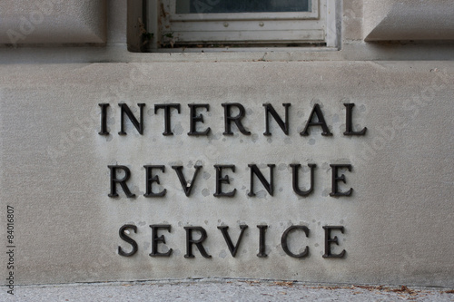 IRS Headquarters Sign photo