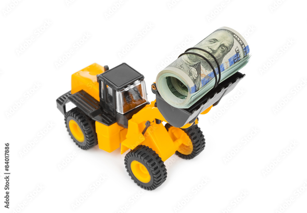 Toy loader and money