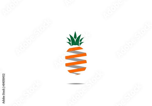 pineapple fruit template