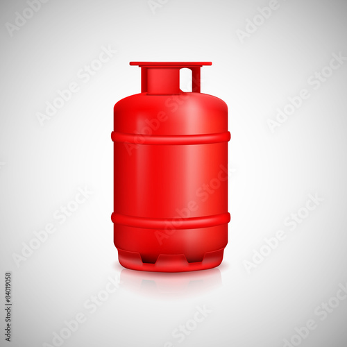 Plakat w ramie Propane gas balloon