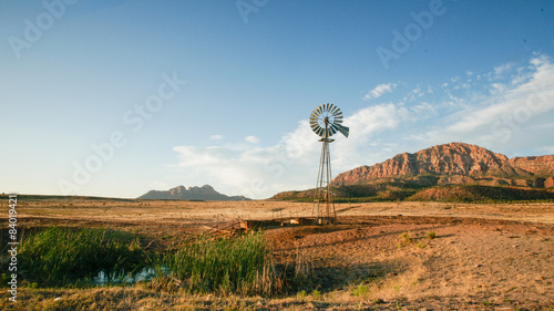 Utah Desert Ranch and WIndmill photo