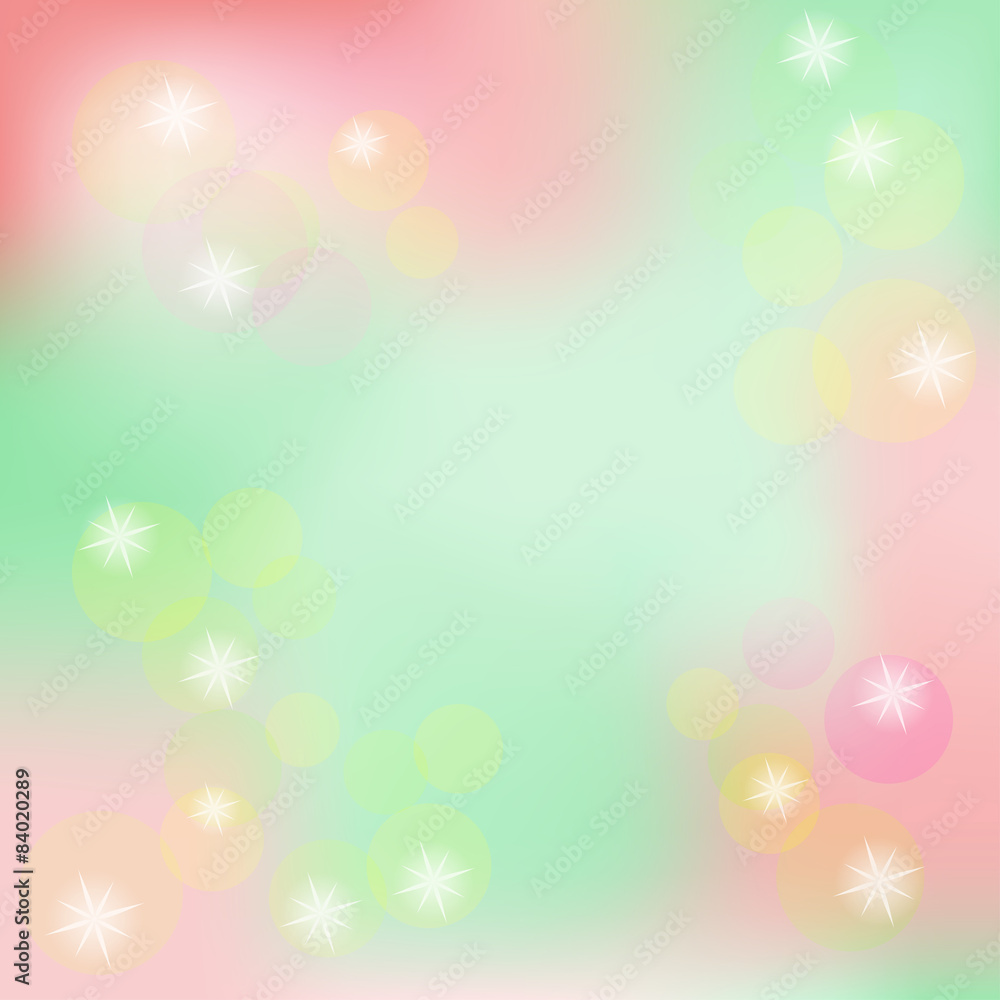 Abstract summer background, vector illustration