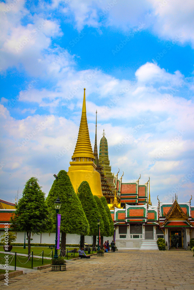 Naklejka premium Welcome to Bangkok of Thailand