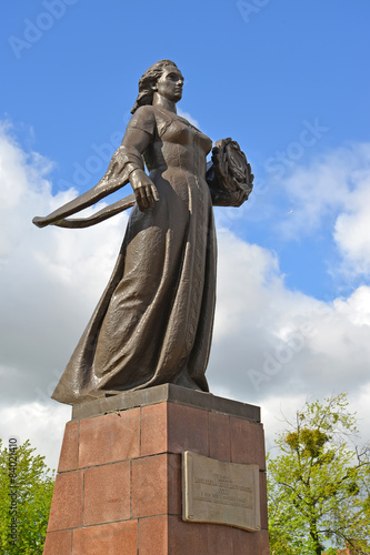 Monument  Mother Russia  in Kaliningrad