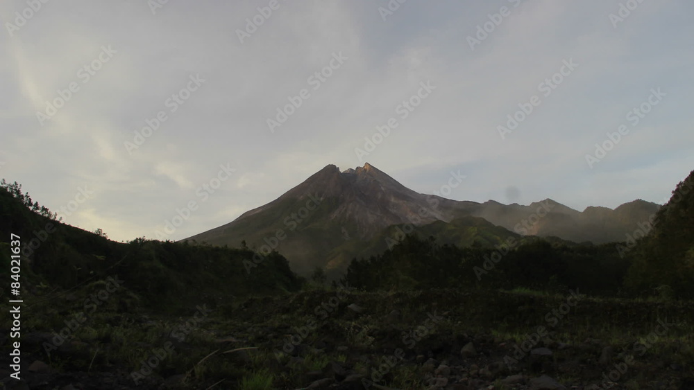 Merapi volcano located in Central Java Indonesia Merapi volcano located in Central Java Indonesia